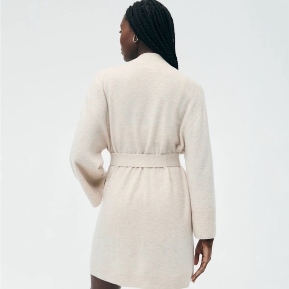 NAADAM Cashmere Ribbed Seamless Robe - Picture 3 of 8